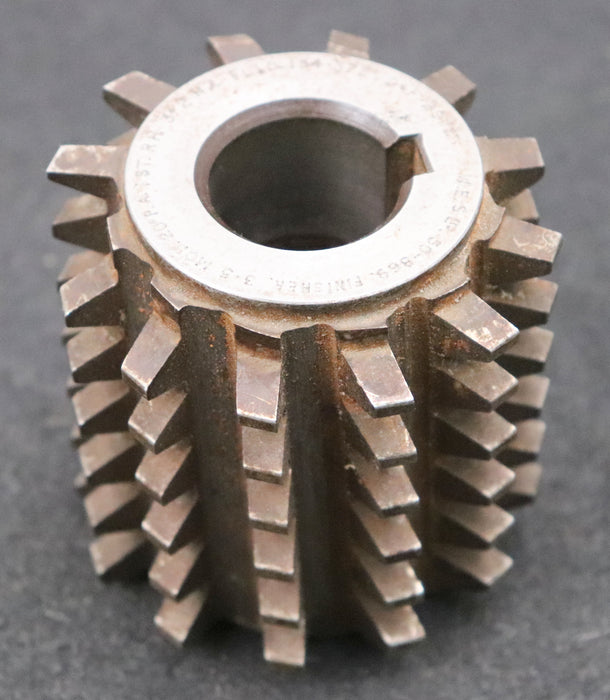 Bild des Artikels Zahnrad-Wälzfräser-gear-hob-m=-3,5mm-EGW-20°-Ø73x76xØ27mm-mit-LKN-1gg.-Rechts