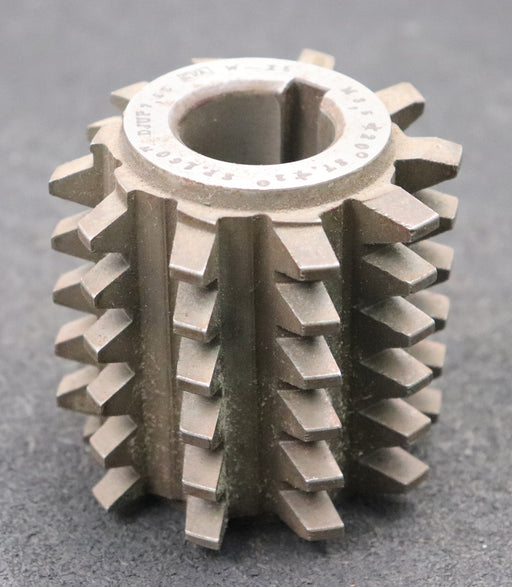 Bild des Artikels SVA-Zahnrad-Wälzfräser-gear-hob-m=-3,5mm-EGW-20°-Ø72x71xØ27mm-mit-LKN