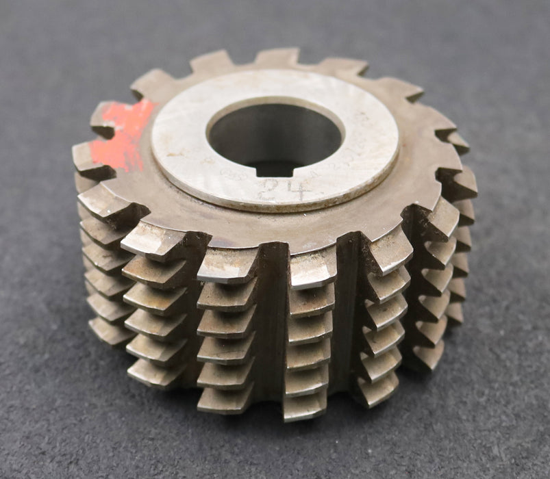 Bild des Artikels PWS-Zahnrad-Wälzfräser-gear-hob-m=-2,5mm-EGW-20°-BPII-DIN-3972-Ø100x55xØ32mm