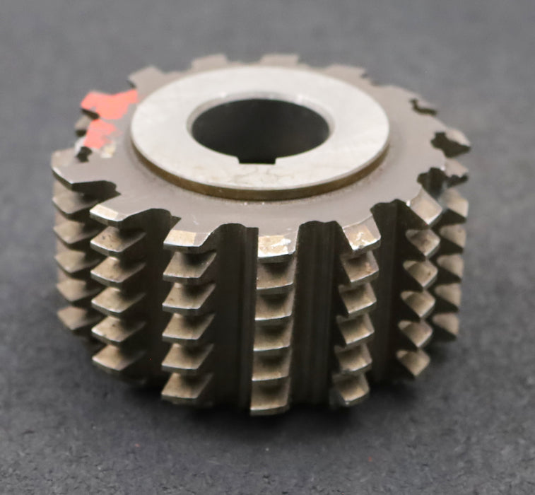 Bild des Artikels PWS-Zahnrad-Wälzfräser-gear-hob-m=-2,5mm-EGW-20°-Ø100x55xØ32mm-BPII-DIN-3972