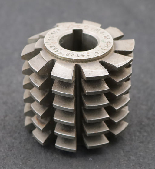 Bild des Artikels Zahnrad-Wälzfräser-gear-hob-m=-3,0mm-EGW-20°-Ø81x75xØ27mm-mit-LKN-1gg.-Rechts