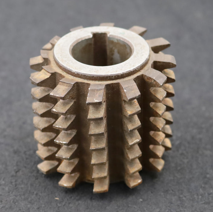 Bild des Artikels Zahnrad-Wälzfräser-gear-hob-m=-3,0mm-EGW-20°-BPIII-nach-DIN-3972-Ø81x75xØ27mm