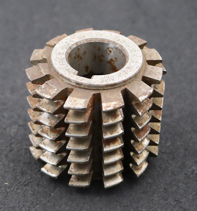 Bild des Artikels Zahnrad-Wälzfräser-gear-hob-m=-3,0mm-EGW-20°-BPIII-DIN-3972-Ø81x75xØ27mm