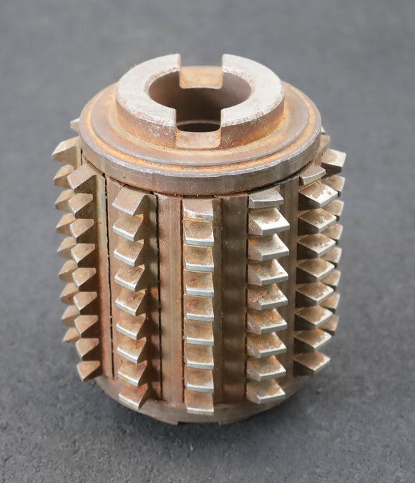 Bild des Artikels Zahnrad-Wälzfräser-gear-hob-m=-3,0mm-20°-EGW-Ø99x120xØ32mm-mit-Axialnut