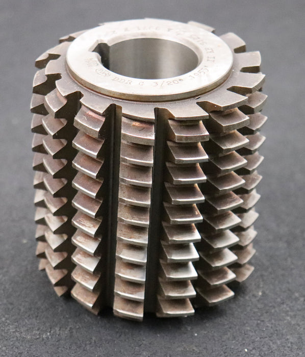 Bild des Artikels PWS-Zahnrad-Wälzfräser-gear-hob-m=-3,0mm-20°-EGW-BPII-Ø101x108xØ40mm-DIN-3972