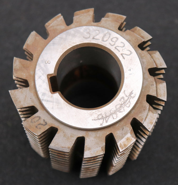 Bild des Artikels PWS-Zahnrad-Wälzfräser-gear-hob-m=-3,0mm-20°-EGW-BPII-Ø101x108xØ40mm-DIN-3972