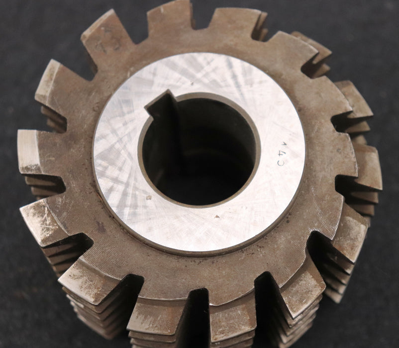 Bild des Artikels PWS-Zahnrad-Wälzfräser-gear-hob-m=-3,5mm-20°-EGW-BPIII-DIN-3972-Ø105x71xØ32mm