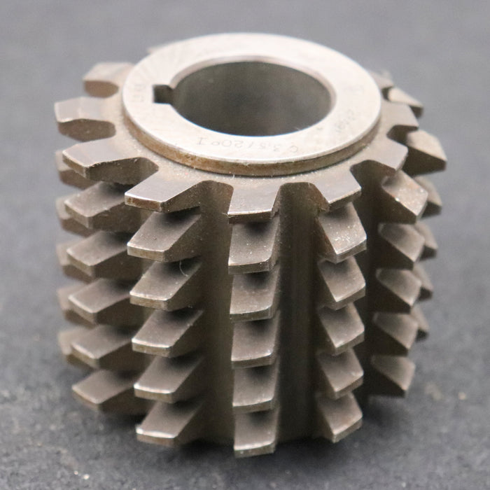 Bild des Artikels PWS-Zahnrad-Wälzfräser-gear-hob-m=-3,5mm-20°-EGW-BPI-DIN-3972-Ø80x71xØ32mm