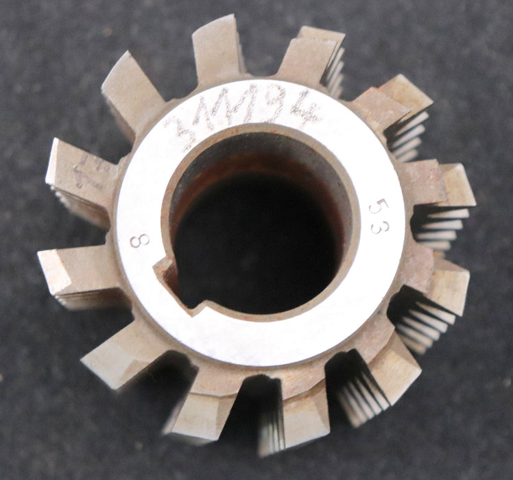 Bild des Artikels PWS-Zahnrad-Wälzfräser-gear-hob-m=-3,5mm-20°-EGW-BPII-DIN-3972-Ø80x71xØ32mm-HSS