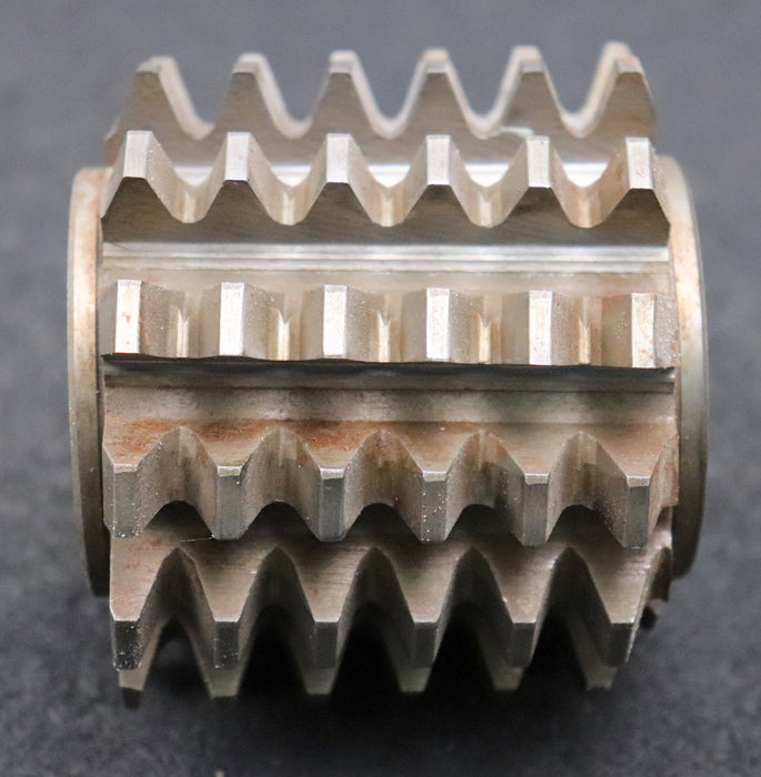 Bild des Artikels PWS-Zahnrad-Wälzfräser-gear-hob-m=-3,5mm-20°-EGW-BPII-DIN-3972-Ø80x71xØ32mm-HSS