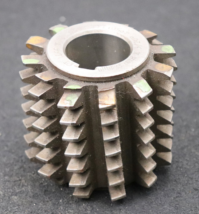 Bild des Artikels PWS-Zahnrad-Wälzfräser-gear-hob-m=-3,0mm-20°-EGW-BPIII-Ø80x71xØ32mm-1gg.Links