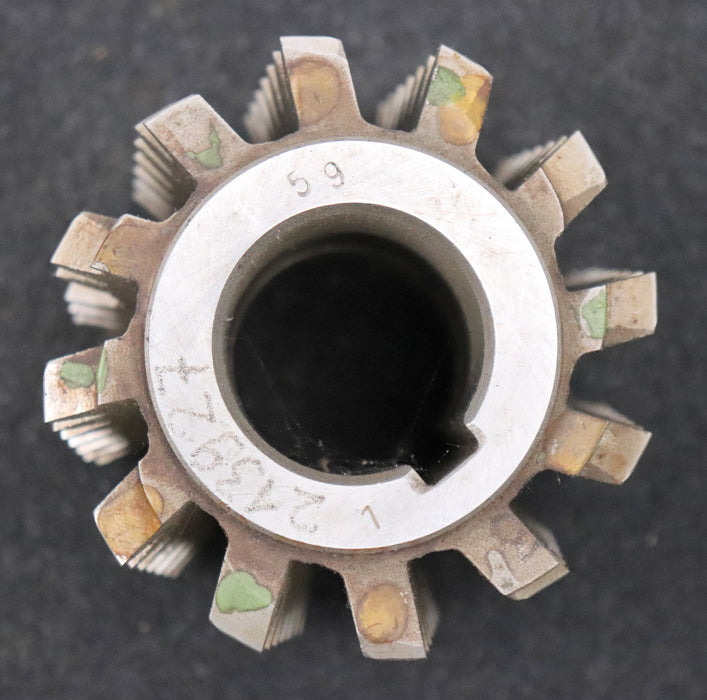 Bild des Artikels PWS-Zahnrad-Wälzfräser-gear-hob-m=-3,0mm-20°-EGW-BPIII-Ø80x71xØ32mm-1gg.Links