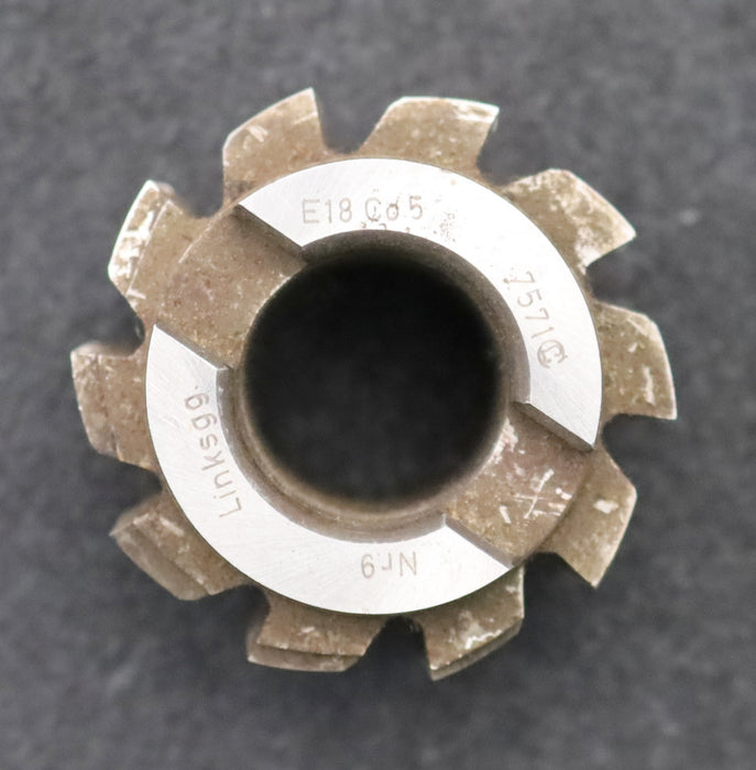 Bild des Artikels Zahnrad-Wälzfräser-m=-1,0mm-EGW-20°-BPI-nach-DIN-3972-Ø51x44xØ22mm-mit-Axialnut