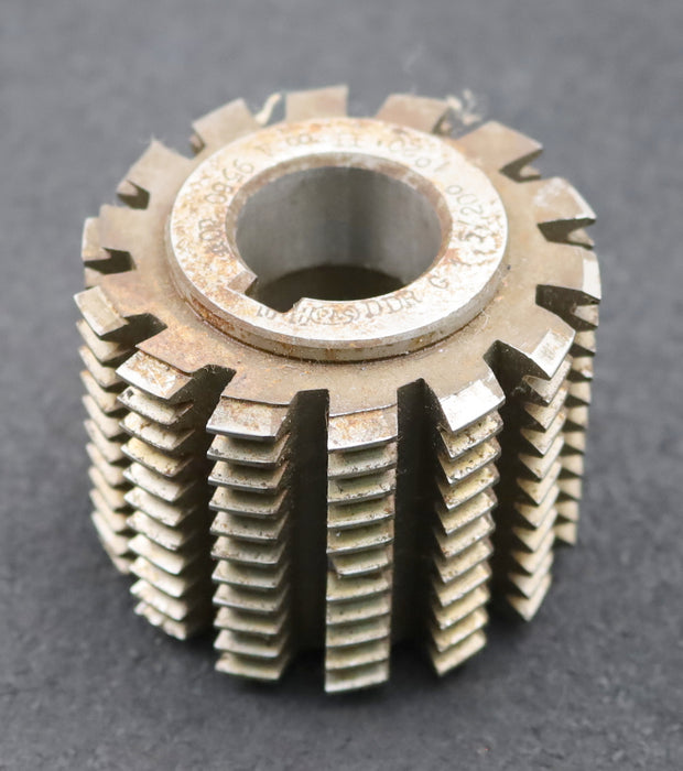 Bild des Artikels PWS-Zahnrad-Wälzfräser-m=-1,5mm-EGW-20°-BPII-DIN-3972-Ø71x58xØ27mm-mit-LKN