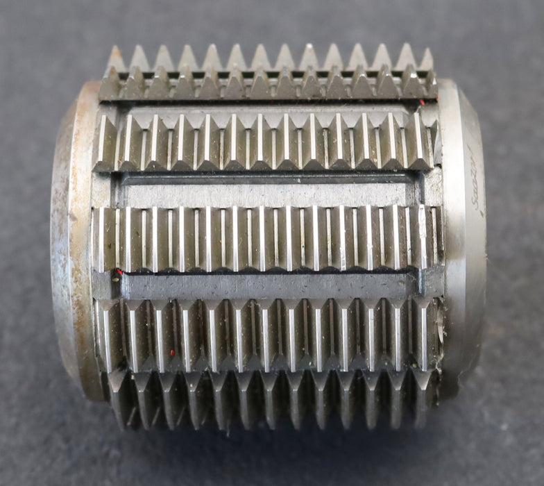 Bild des Artikels SAAZOR-Zahnrad-Wälzfräser-m=-1,5mm-EGW-20°-Ø77x80xØ27mm-mit-LKN-1gg.-Rechts