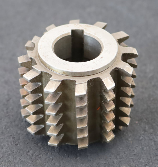 Bild des Artikels PWS-Zahnrad-Wälzfräser-m=-2,5mm-EGW-20°-BPI-nach-DIN-3972-Ø71x59xØ27mm-mit-LKN