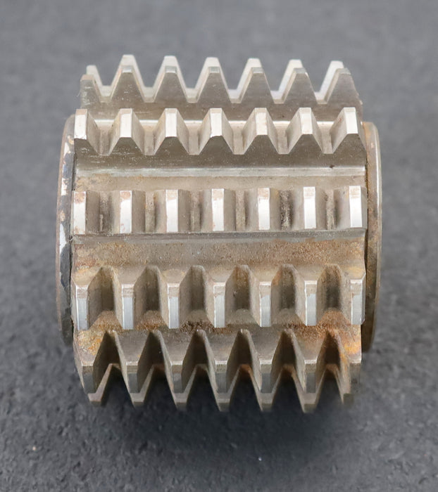 Bild des Artikels PWS-Zahnrad-Wälzfräser-m=-3,0mm-EGW-20°-BPI-nach-DIN-3972-Ø80x70xØ32mm-mit-LKN