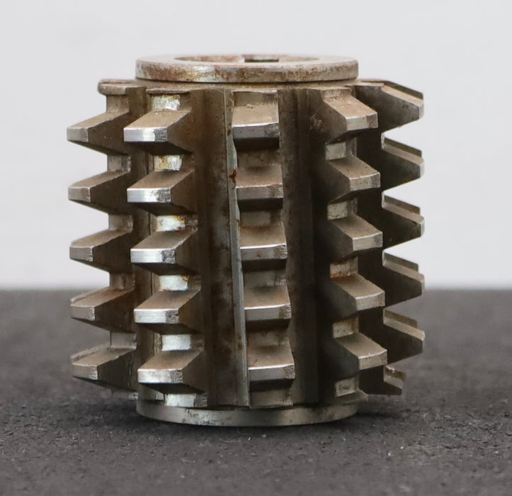 Bild des Artikels PWS-Zahnrad-Wälzfräser-m=-3,15mm-EGW-20°-Ø63x60xØ22mm-1gg.-Rechts-spiralgenutet