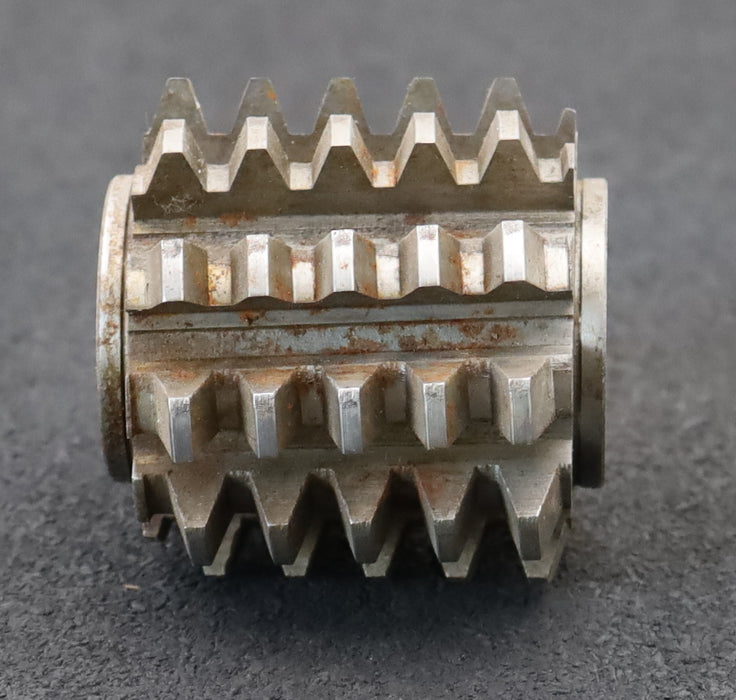 Bild des Artikels PWS-Zahnrad-Wälzfräser-m=-3,15mm-EGW-20°-Ø63x60xØ22mm-1gg.-Rechts-spiralgenutet