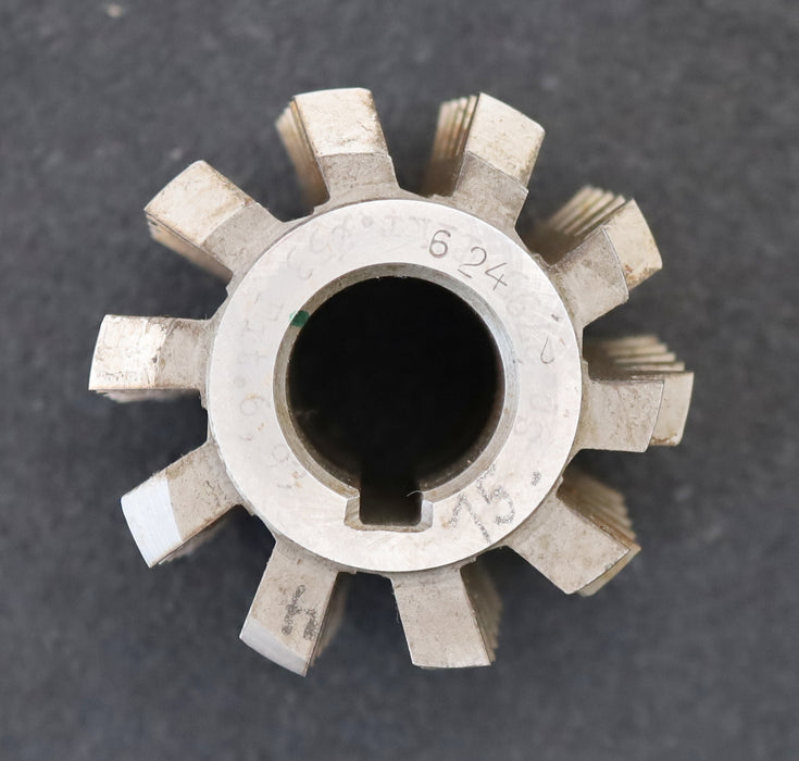 Bild des Artikels PWS-Zahnrad-Wälzfräser-m=-3,15mm-EGW-20°-Ø63x60xØ22mm-1gg.-Rechts-spiralgenutet