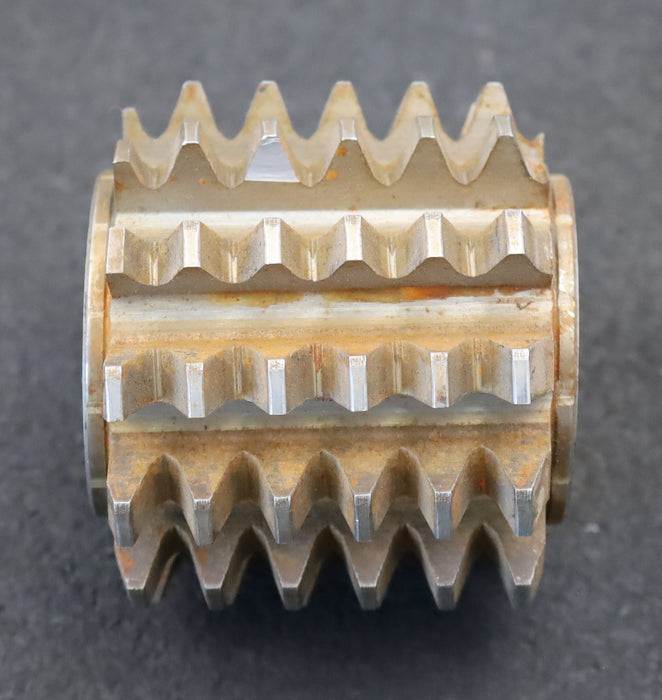 Bild des Artikels PWS-Zahnrad-Wälzfräser-m=-3,5mm-EGW-20°-BPIII-nach-DIN-3972-Ø79x71xØ32mm-mit-LKN