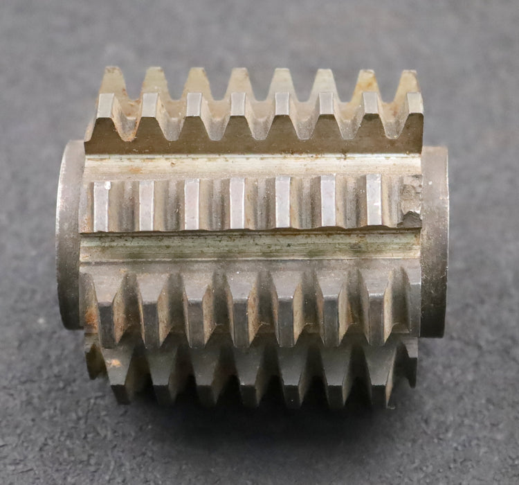 Bild des Artikels Zahnrad-Wälzfräser-m=-2,5mm-EGW-20°-Ø62x71xØ22mm-mit-LKN-1gg.-Rechts