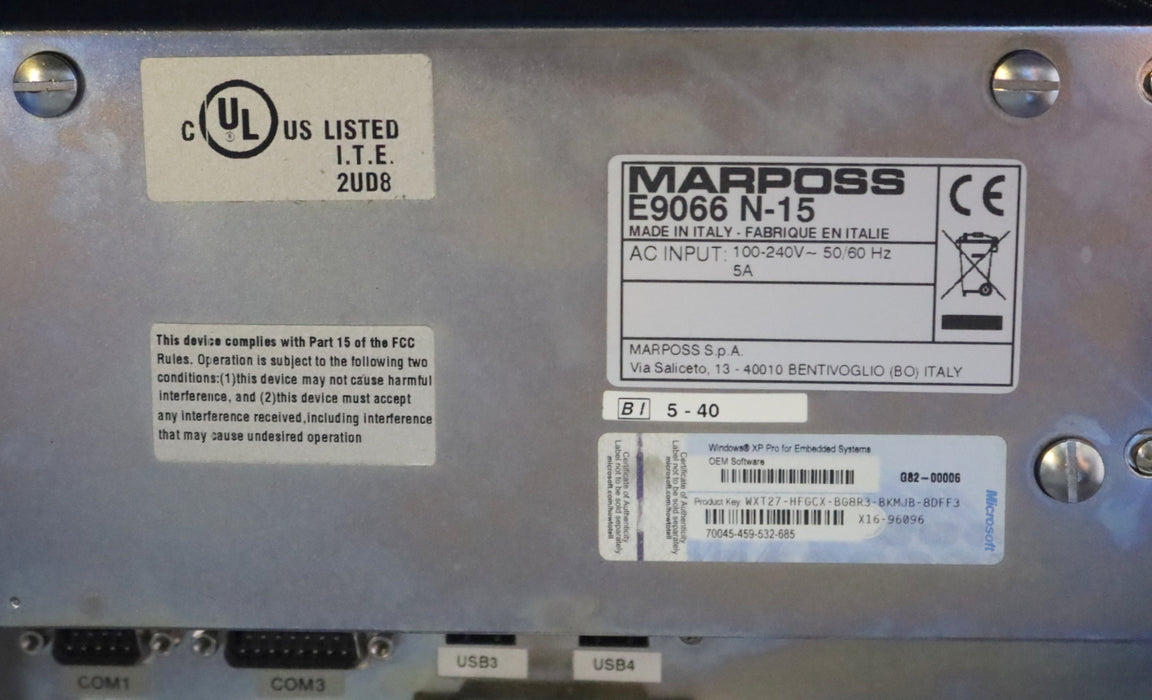 Bild des Artikels MARPOSS-Industrie-PC-E9066-N-15-Type-THQAFPZ-mit-WINDOWS-XP-Pro-Embedded