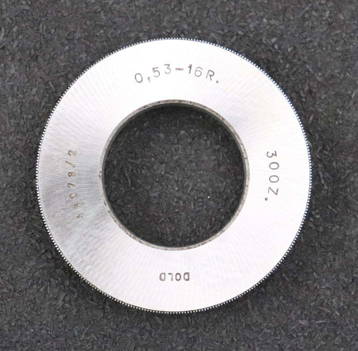 Bild des Artikels DOLD-Rändelrad-16-rillig-mit-300-Zähnen-Teilung-0,53mm-AußenØ-67mm