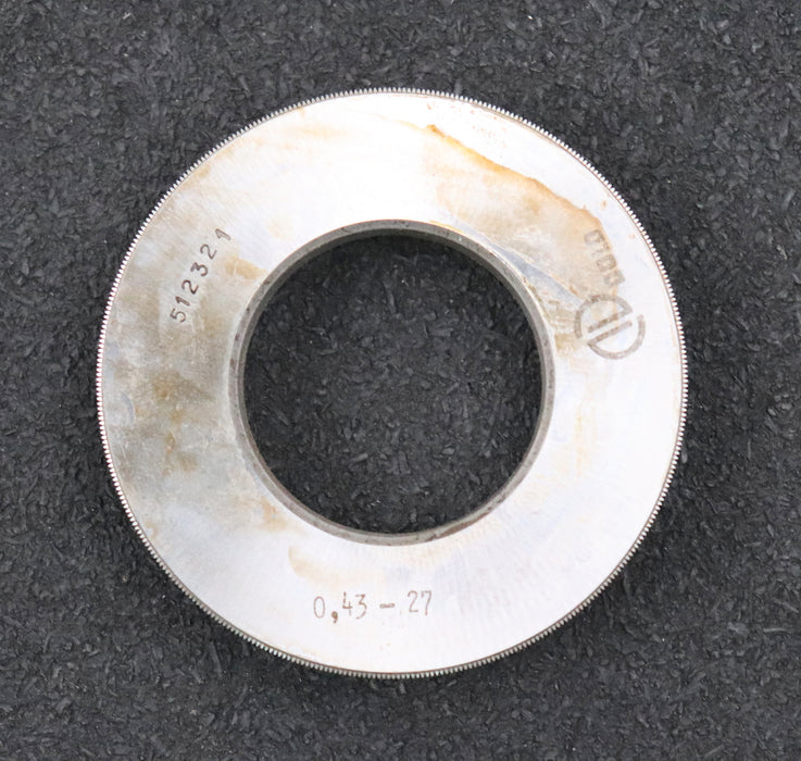 Bild des Artikels DOLD-Rändelrad-27-rillig-Teilung-0,43mm-mit-ca.-300-Zähnen-AußenØ-67mm