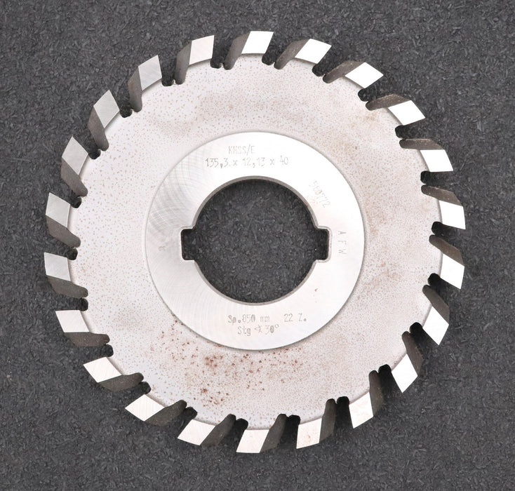 Bild des Artikels DOLD-Nutenfräser-Breite-12,13mm-AußenØ-135,3mm-Bohrung-40mm-mit-LKN-22-Zähne