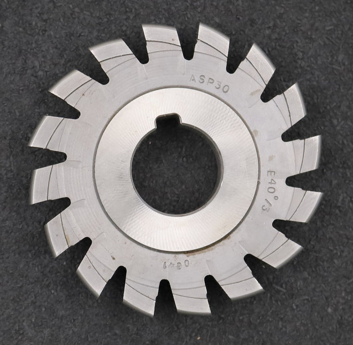 Bild des Artikels DOLD-asymmetrischer-Prismenfräser-E-40°/3-Gesamtwinkel-40°-Flankenwinkel-40°+0°