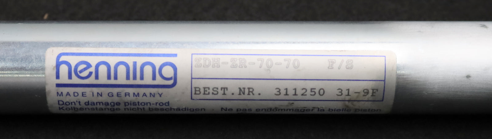 Bild des Artikels HENNING-Dämpfer-ZDH-ZR-70-70-Ausschub:-F/S-Hub-70mm-Lastbereich-20-3000N