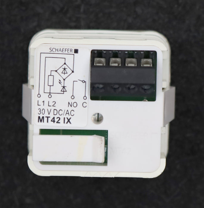 Bild des Artikels SCHÄFER-2x-Taster-MT-42-LED-24-30-V-durchgraviert-weiß-mit-Pfeilbezeichnung