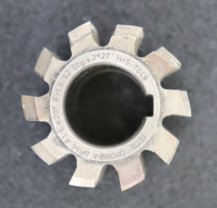 Bild des Artikels FETTE-Zahnrad-Wälzfräser-gear-hob-DP-14-EGW-20°-Ø48x38xØ22mm-mit-LKN-1gg.-Rechts