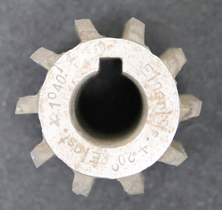 Bild des Artikels Zahnrad-Wälzfräser-m=-1,5-20°-EGW-Ø57x55xØ22mm-mit-LKN-10-Spannuten-1gg.-Rechts