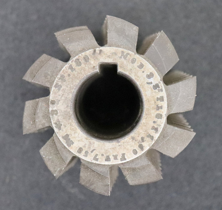 Bild des Artikels Zahnrad-Wälzfräser-gear-hob-m=-3,5mm-15°-EGW-Ø75x76xØ27mm-mit-LKN-1gg.-Rechts