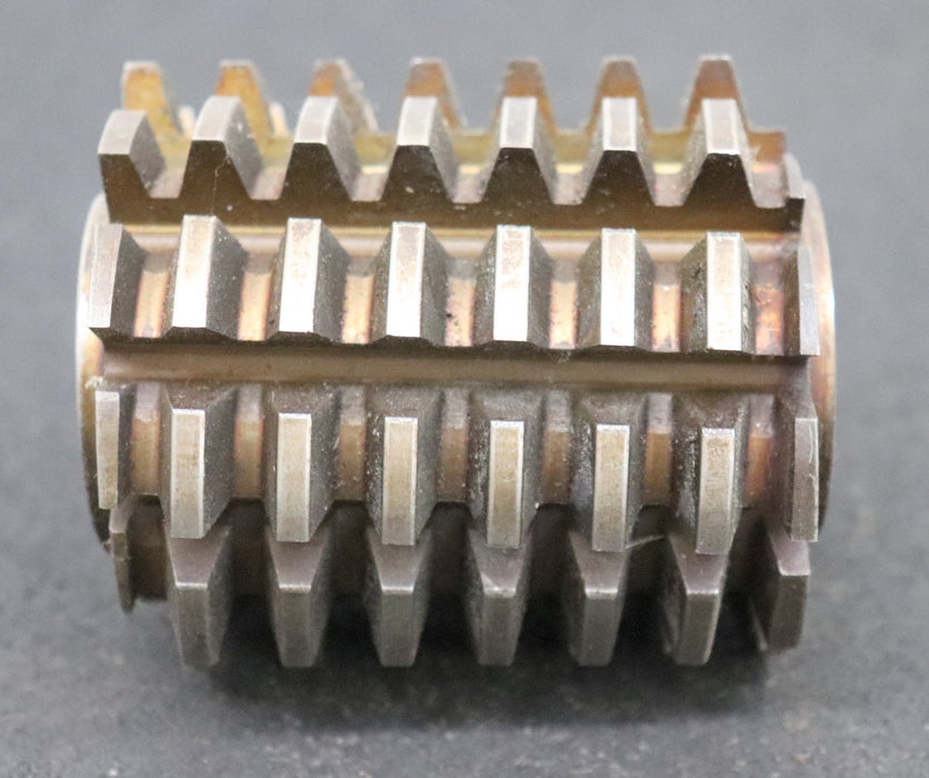 Bild des Artikels Zahnrad-Wälzfräser-gear-hob-m=-3,5mm-15°-EGW-Ø73x83xØ27mm-mit-LKN-1gg.-Links