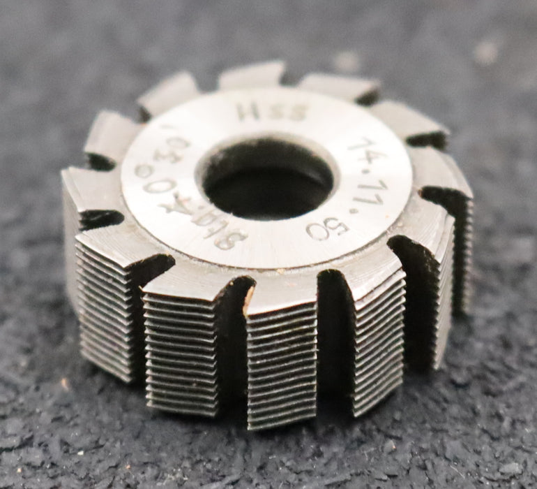 Bild des Artikels DOLD-Zahnrad-Wälzfräser-gear-hob-m=0,2-EGW-30°-0°50'-Stg-Ø25x10xØ8mm