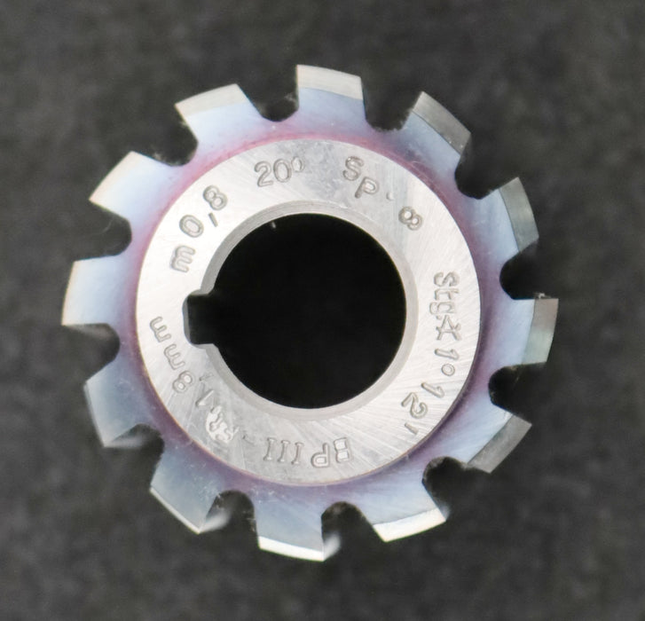 Bild des Artikels DOLD-Zahnrad-Wälzfräser-gear-hob-m=0,8-EGW-20°-BPIII-nach-DIN-3972-1°12'-Stg