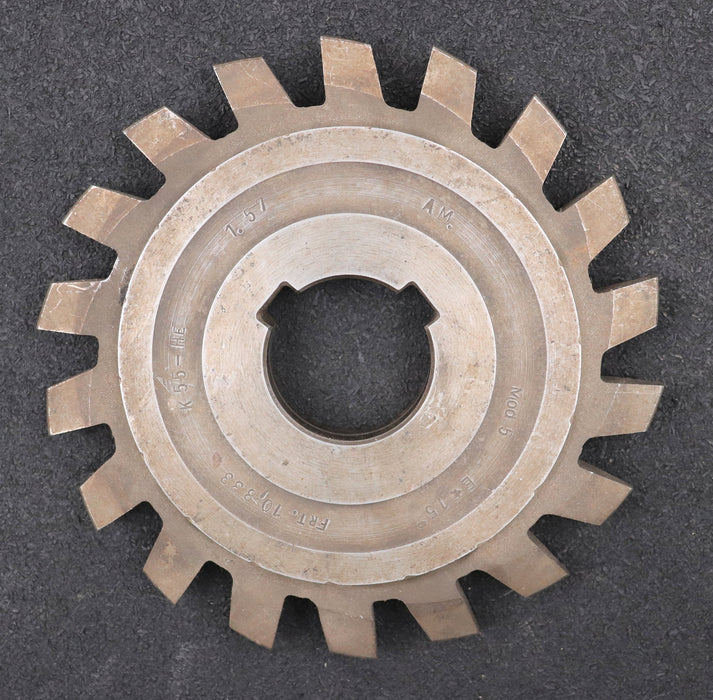 Bild des Artikels Zahnstangen-Formfräser-rack-milling-cutter-m=-5mm-15°-EGW-Ø160x16xØ40mm-mit-LKN