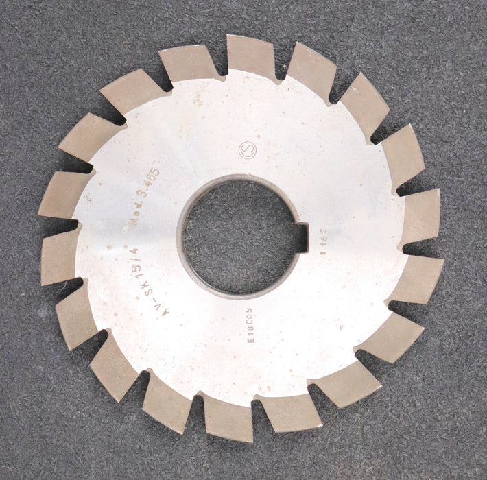 Bild des Artikels Zahnstangen-Formfräser-rack-milling-cutter-m=-3,465mm-15°-EGW-Ø145x12xØ40mm