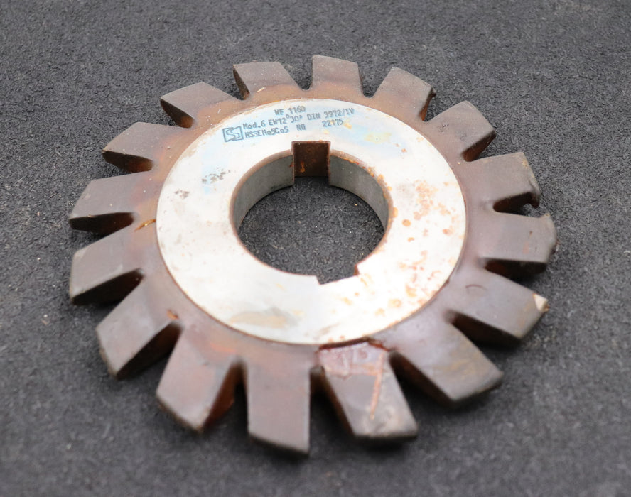 Bild des Artikels Zahnstangen-Formfräser-rack-milling-cutter-m=-6,0mm-12°30'-EGW-Ø160x18xØ50mm