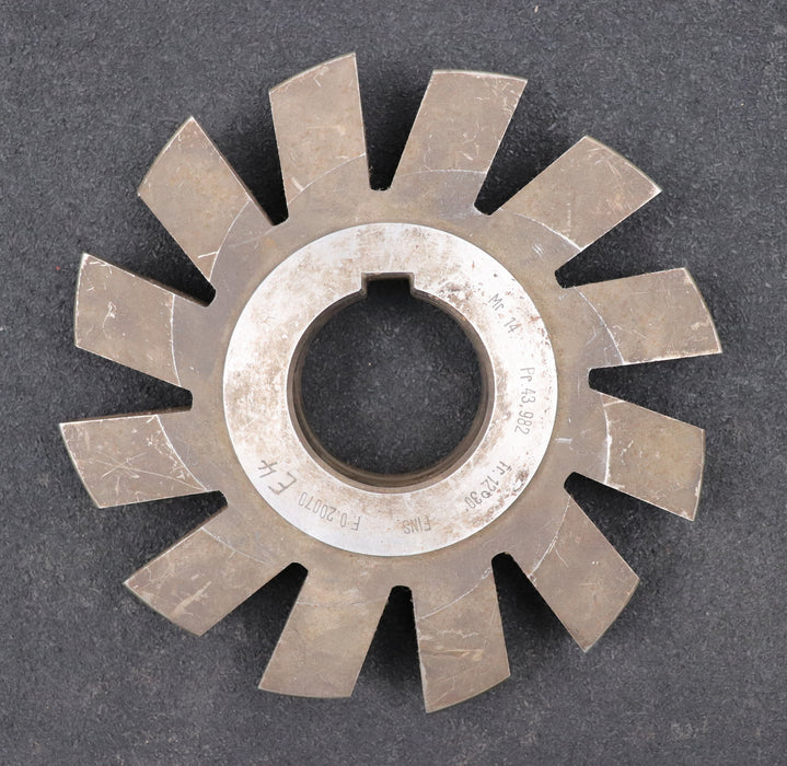 Bild des Artikels Zahnstangen-Formfräser-rack-milling-cutter-m=-14,0mm-12°30'-EGW-Ø215x34xØ60mm