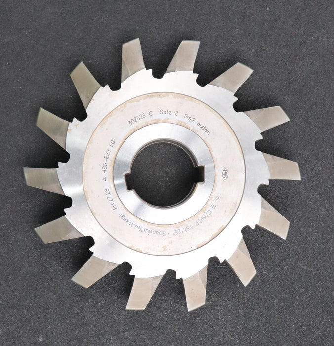 Bild des Artikels PWS-Zahnstangen-Formfräser-CP-1,5-m=-12,1276-EGW-25°-Spanwinkel-6°