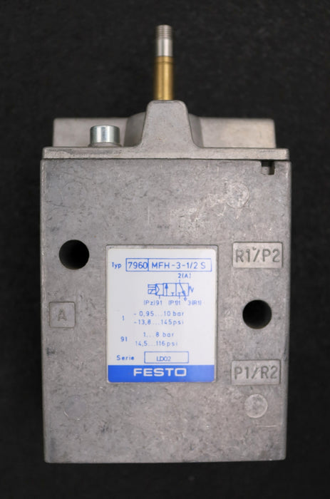 Bild des Artikels FESTO-Magnet-Ventil-MFH-3-1/2-S-Mat.-Nr.-7960-Ventilfunktion-3/2-geschlossen