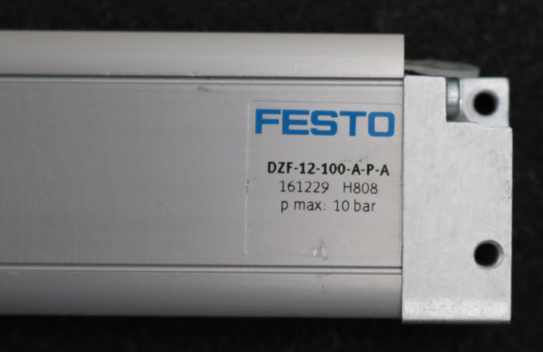 Bild des Artikels FESTO-Flach-Zylinder-DZF-12-100-A-P-A-Mat-Nr.-161229-doppeltwirkend-KolbenØ-12mm