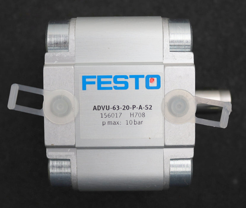 Bild des Artikels FESTO-Norm-Zylinder-ADVU-63-20-P-A-S2-Mat.-Nr.-156017-doppeltwirkend-Hub-20mm