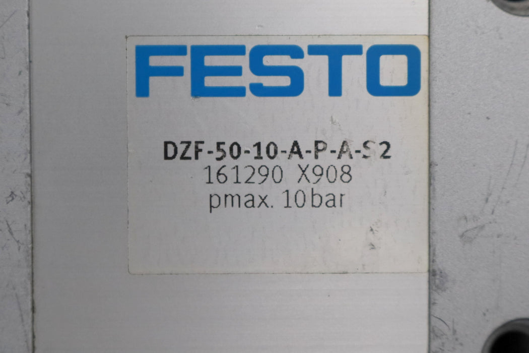 Bild des Artikels FESTO-Flach-Zylinder-DZF-50-10-A-P-A-S2-Mat.-Nr.-161290-KolbenØ-50mm-Hub-12mm