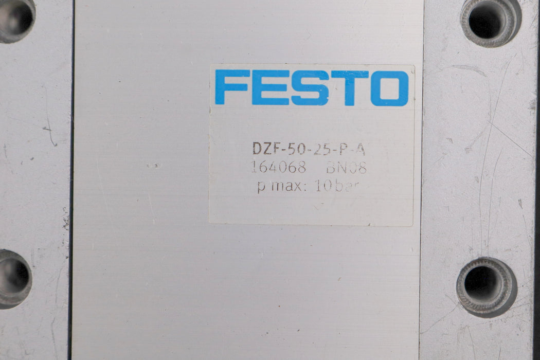 Bild des Artikels FESTO-Flach-Zylinder-DZF-50-25-P-A-Mat.-Nr.-164068-KolbenØ-50mm-Hub-25mm