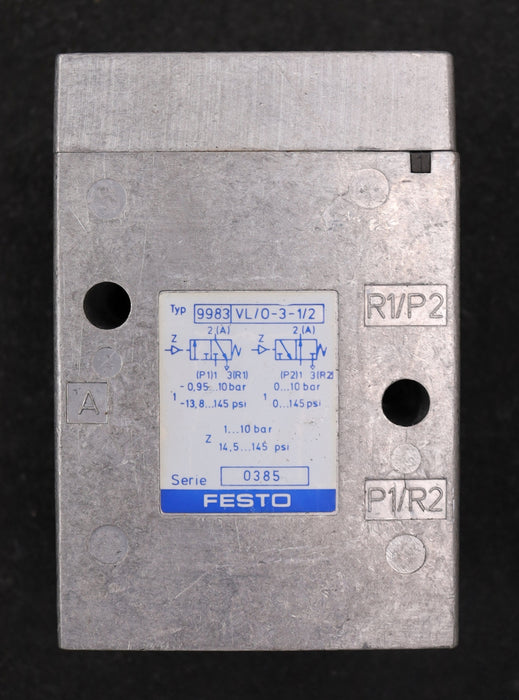 Bild des Artikels FESTO-Pneumatik-Ventil-VL/O-3-1/2-Mat.-Nr.-9983-Betriebsdruck--0,95-10bar